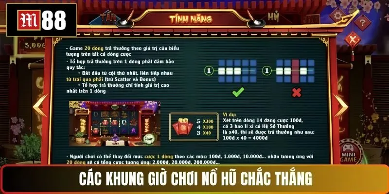 Các khung giờ vàng nổ hũ săn Jackpot Các khung giờ vàng nổ hũ săn Jackpot