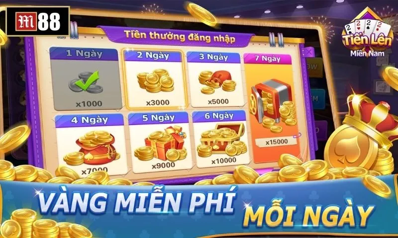 Đăng nhập tựa game bài tiến lên miền Nam J88 để nhận được phần thưởng hấp dẫn mỗi ngày